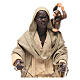 Man with monkeys Neapolitan nativity figurine 24 cm s2