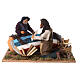 Neapolitan nativity scene fishermen scene 24 cm s1