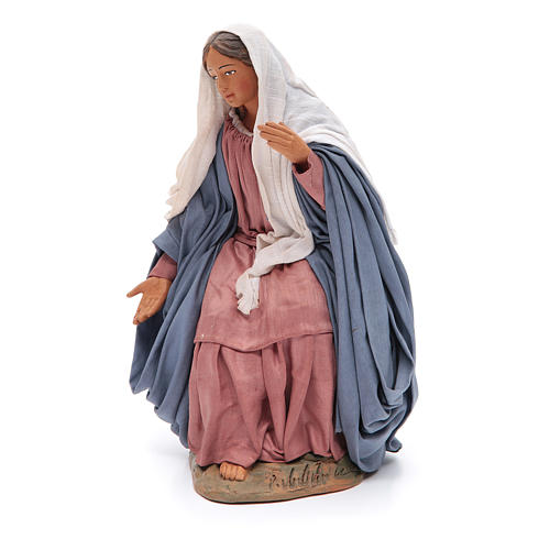 Sitting Mary 30cm Neapolitan Nativity figurine 2