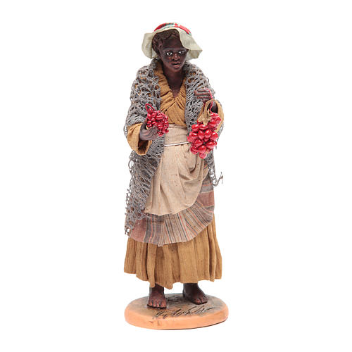 Woman with tomatoes 30cm Neapolitan Nativity 1