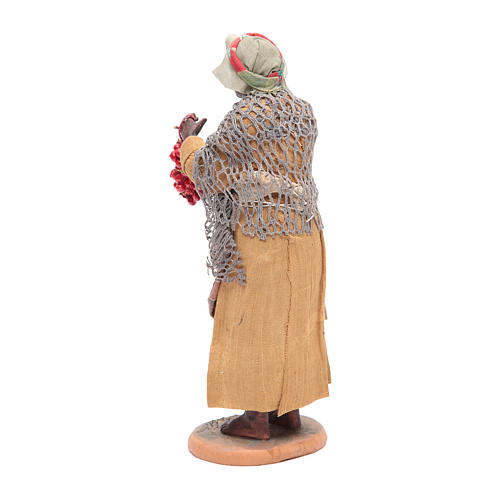 Femme maure avec tomates crèche napolitaine 30 cm 3