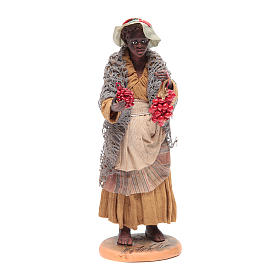 Woman with tomatoes 30cm Neapolitan Nativity