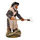 Farmer with pitchfork 12 cm for Neapolitan nativity scene. s3