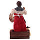 Donna mentre pigia uva 12 cm presepe napoletano s4