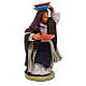 Woman with plates 12 cm for Neapolitan nativity scene s3