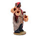 Uomo moro portatore di brocche appese 12 cm presepe Napoli s4