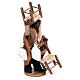 Moor man with chair on his head and in his hands 12 cm for Neapolitan nativity scene s4