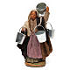 Woman carrying buckets 12 cm for Neapolitan nativity scene s1