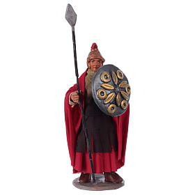 Soldier with spear 12 cm for Neapolitan nativity scene