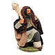 Kneeled shepherd with sheep on shoulders, Neapolitan Nativity Scene 12 cm s3