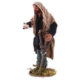 Crippled shepherd 12 cm for Neapolitan nativity scene