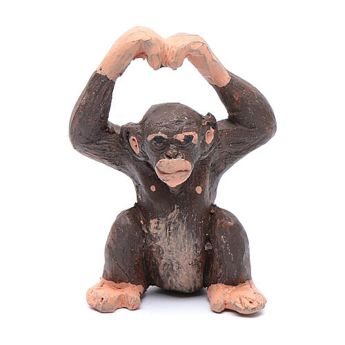 Kleiner Affe für neapolitanische Krippe, 5 cm 1