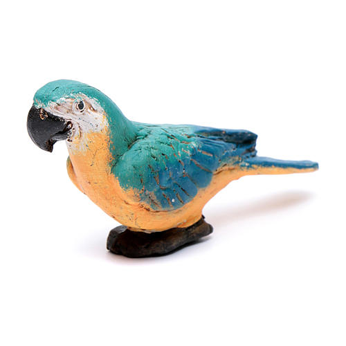 Parrot with closed wings for Neapolitan nativity scene 1