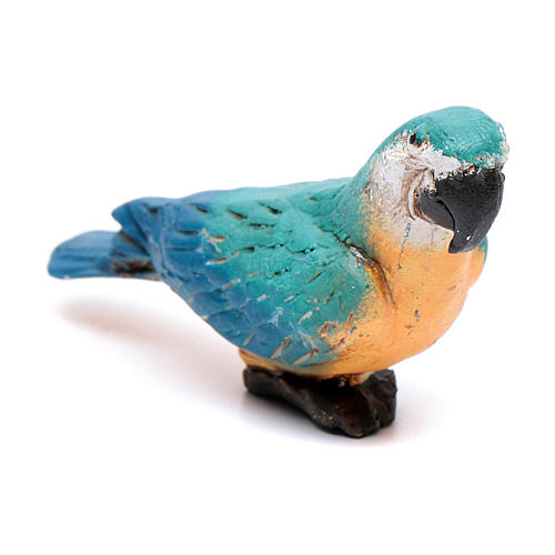 Parrot with closed wings for Neapolitan nativity scene 2