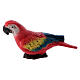 Parrot with closed wings for Neapolitan nativity scene s4