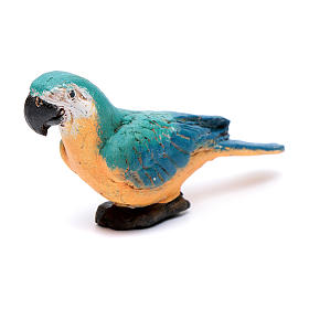 Parrot with closed wings for Neapolitan nativity scene
