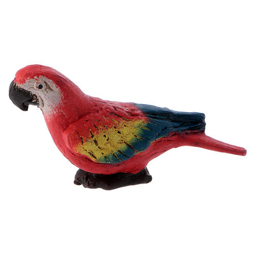 Parrot with closed wings for Neapolitan nativity scene 4