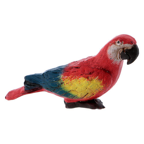 Parrot with closed wings for Neapolitan nativity scene 5