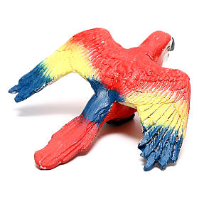 Parrot with open wings for Neapolitan nativity scene