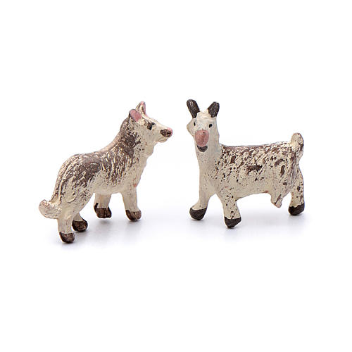 Kit animaletti 9 pezzi presepe fai da te 4 cm 4