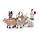 Kit animaletti 9 pezzi presepe fai da te 4 cm s1