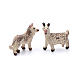 Kit animaletti 9 pezzi presepe fai da te 4 cm s4