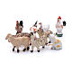 Kit with 9 animal items for DIY nativity scene  4 cm s1