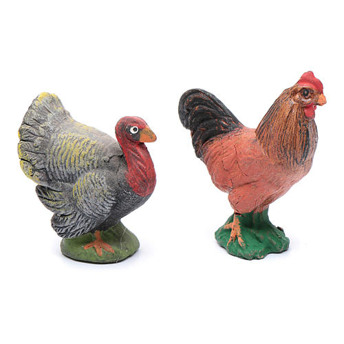 Conjunto animais 5 peças presépio personalizado 12 cm 3