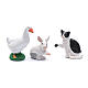Kit with 5 animal items for DIY nativity scene 12 cm s2