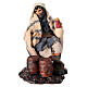 Wine merchant 8 cm for Neapolitan nativity scene s1