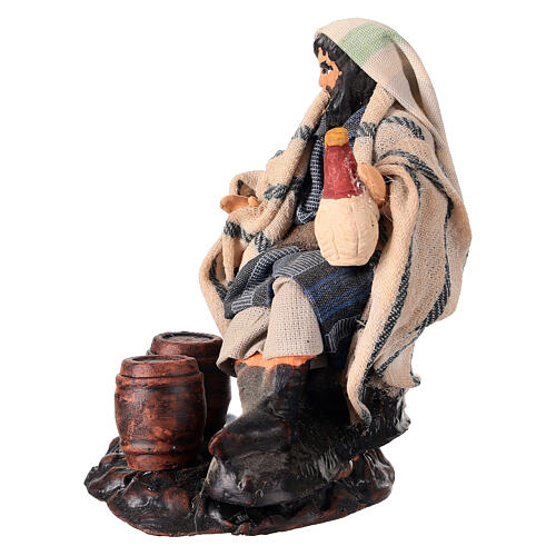 Figura vinatero 8 cm pesebre napolitano 3