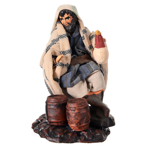 Figurka handlarz win, 8 cm, szopka neapolitańska 1