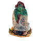 Statue if woman with rabbits 8 cm for  Neapolitan nativity scene s4