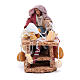 Woman with cured meats and cheeses 8 cm for Neapolitan nativity scene s1