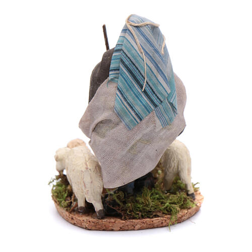 Pasterz z trzodą, 8 cm, szopka neapolitańska 3
