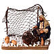 Neapolitan nativity scene fisherman with net 10 cm s1