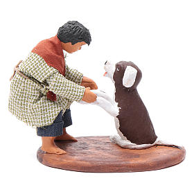 Niño con perro 12 cm belén napolitano