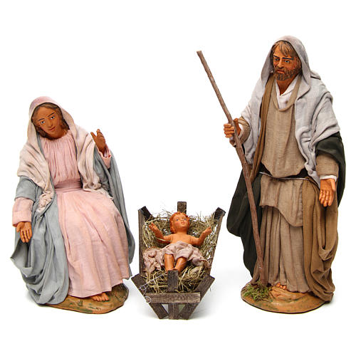 Neapolitan nativity scene Holy family 30 cm 1