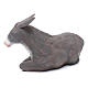 Burro sentado terracota para presépio de Nápoles figuras altura média 30 cm s3