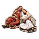 Scena narodzin Jezusa postacie śpiące, szopka neapolitańska 30 cm s2