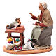 Neapolitan nativity scene story teller with child 30 cm s1