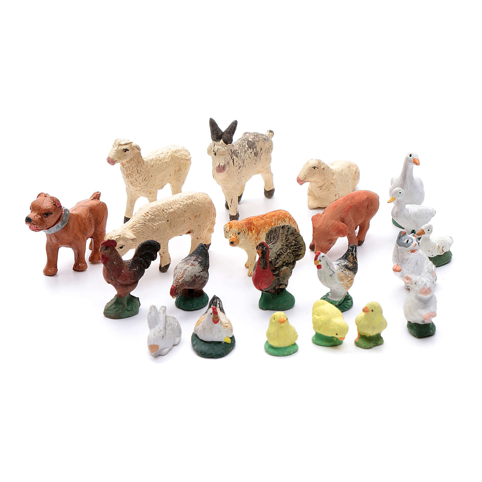 Kit animaux 20 pcs crèche napolitaine 7 cm vente en ligne sur HOLYART