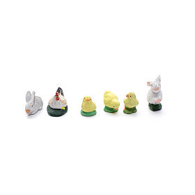 Neapolitan nativity scene animal kit 20 pieces 7 cm