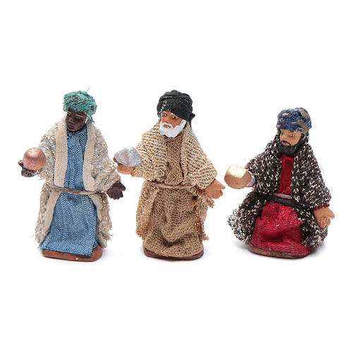 Neapolitan nativity scene kit 10 pieces 5 cm 3