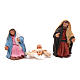 Neapolitan nativity scene kit 10 pieces 5 cm s2