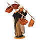 Kobieta z 4 koszami słomianymi, szopka z Neapolu 30 cm s4