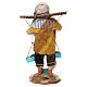Pescivendolo con tinozze di pesce 24 cm presepe napoletano s5