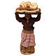 Woman Carrying Bread Neapolitan Nativity 10 cm s1