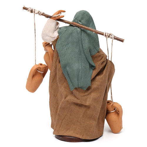 Portatrice di anfore presepe napoletano 12 cm 4
