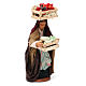Mujer con cajas de fruta belén de de Nápoles 12 cm de altura media s3